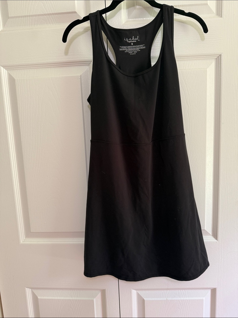 Isabel Maternity by Ingrid & Isabel Black Sleeveless Racerback Mini Dress